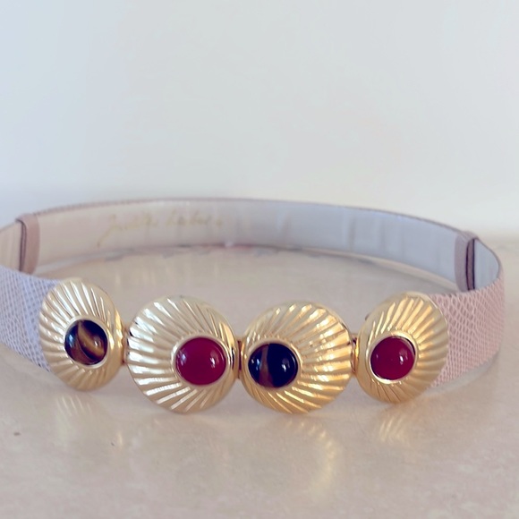 Authentic Judith Leiber Snake Skin Belt - Picture 1 of 7